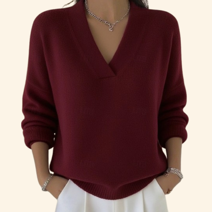 Farielle | Classic V-neck Sweater