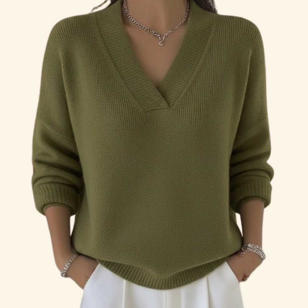 Farielle | Classic V-neck Sweater
