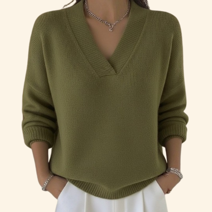 Farielle | Classic V-neck Sweater