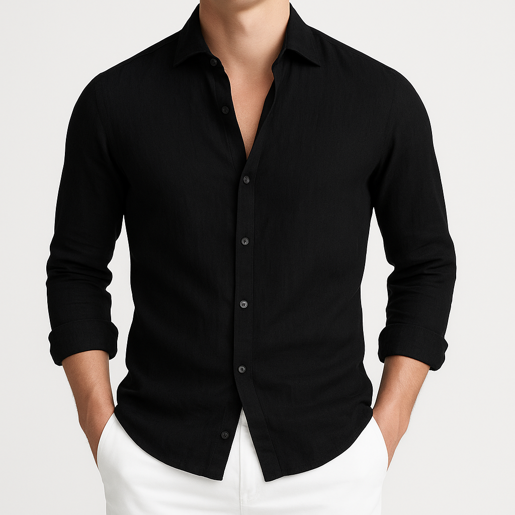 Paul | Casual Long Sleeve Roll-Up Shirt