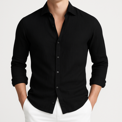 Paul | Casual Long Sleeve Roll-Up Shirt