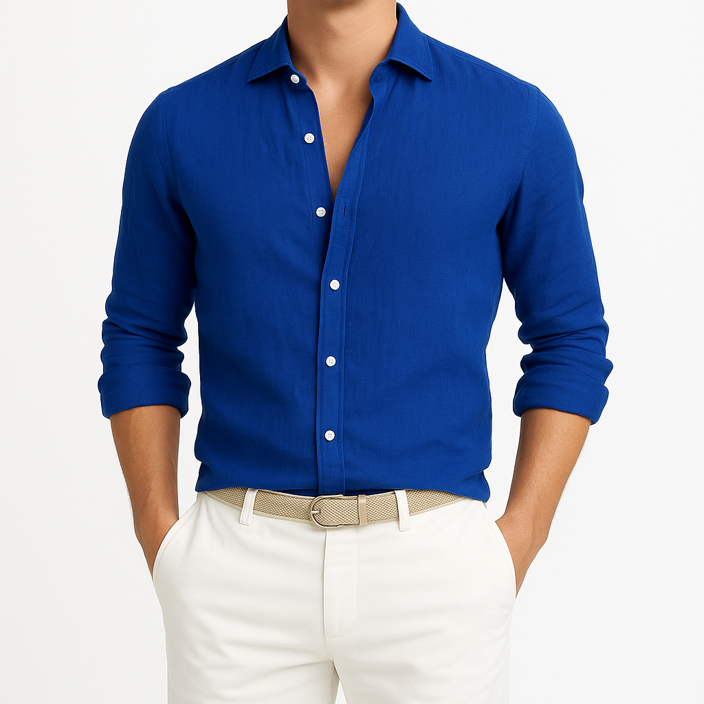 Paul | Casual Long Sleeve Roll-Up Shirt