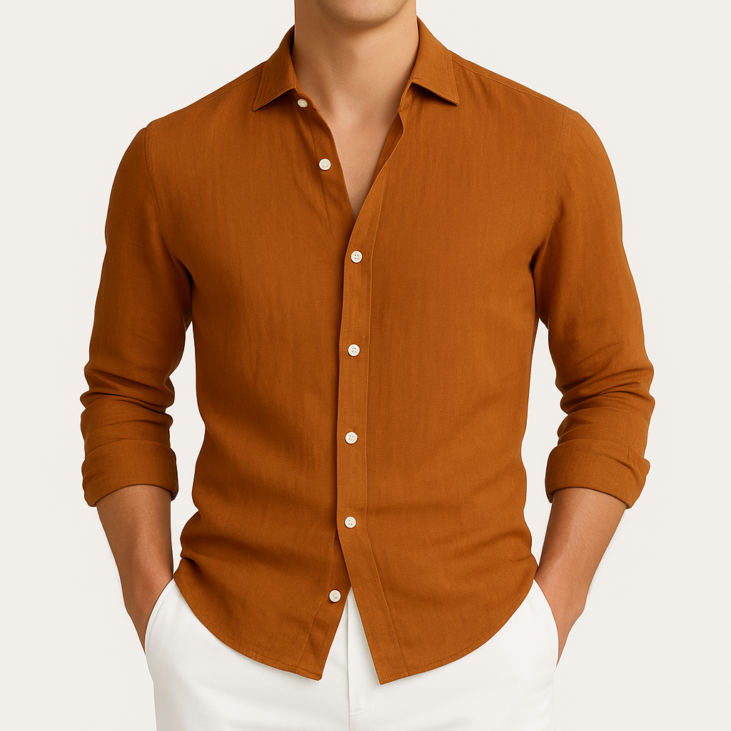 Paul | Casual Long Sleeve Roll-Up Shirt
