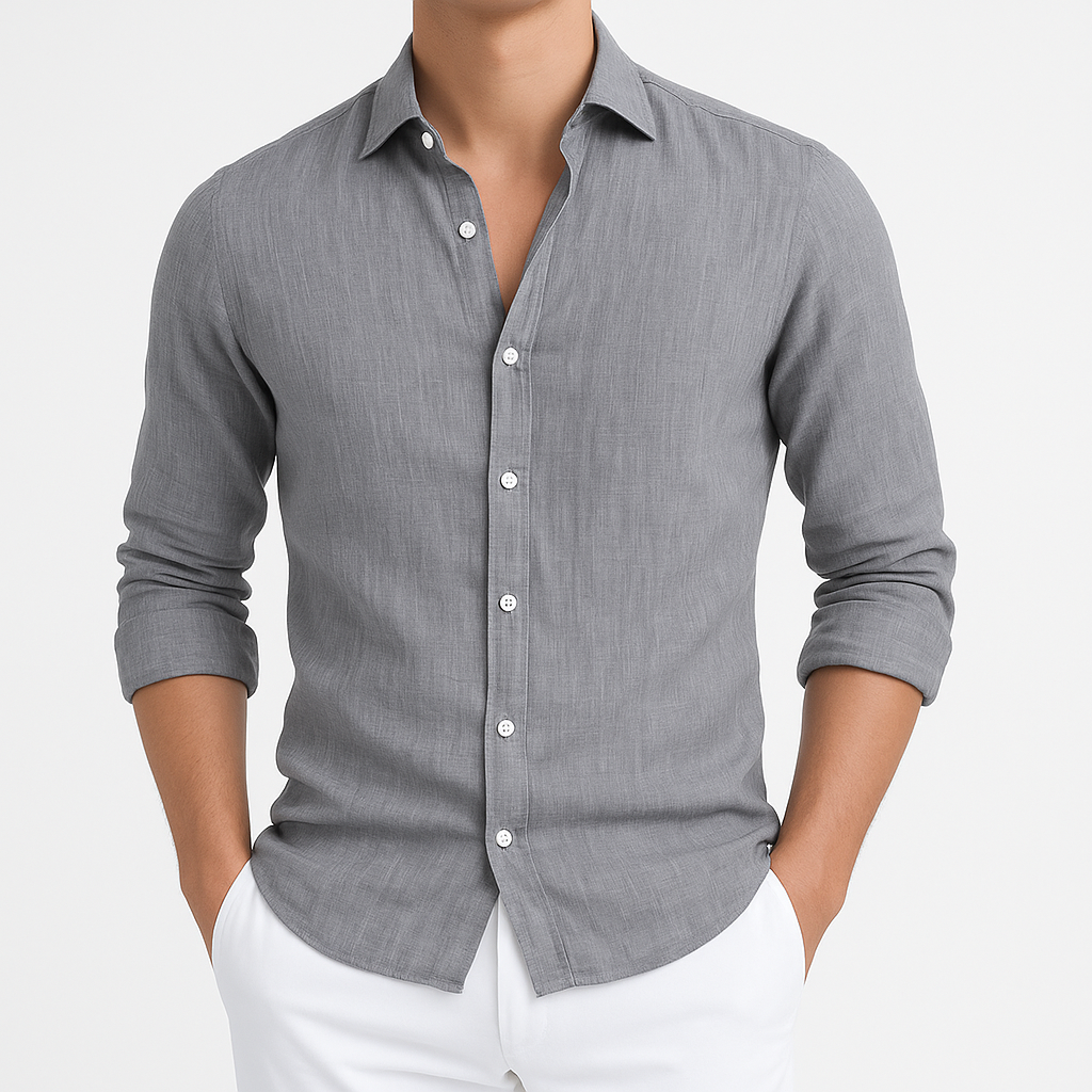 Primo | Cozy Long Sleeve Roll-Up Shirt