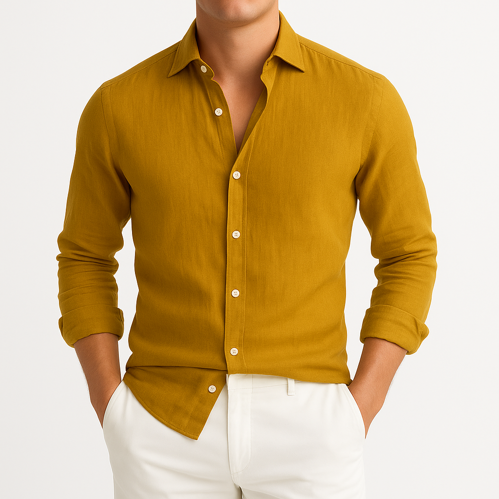 Paul | Casual Long Sleeve Roll-Up Shirt