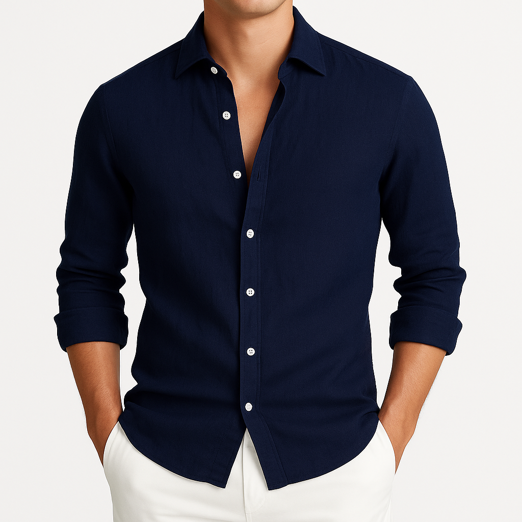 Paul | Casual Long Sleeve Roll-Up Shirt