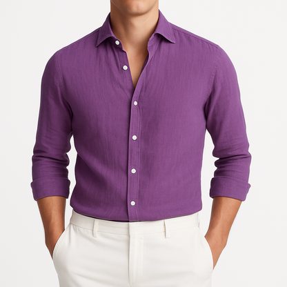 Paul | Casual Long Sleeve Roll-Up Shirt