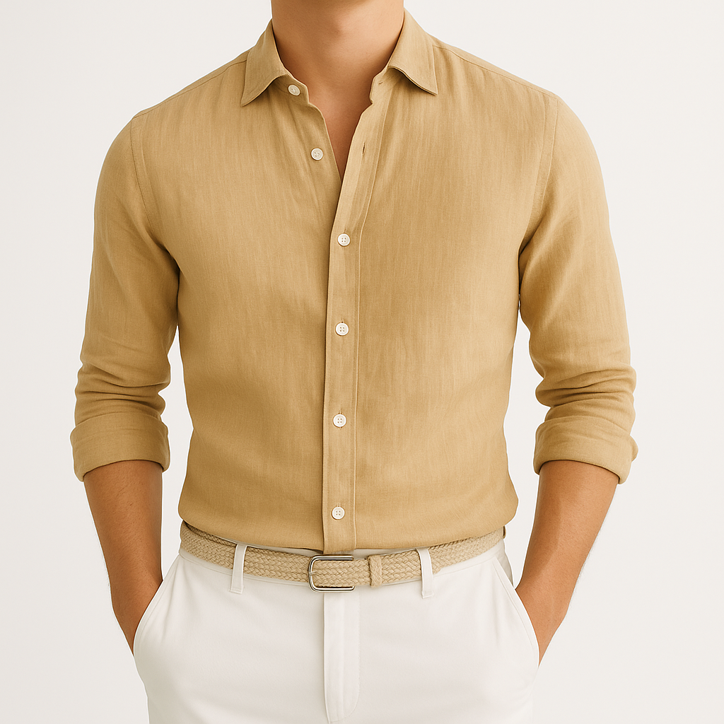 Paul | Casual Long Sleeve Roll-Up Shirt