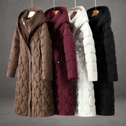 Mollie | Elegant Longline Hooded Coat