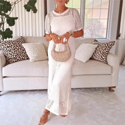 Rita | Casual Textured Maxi Dress