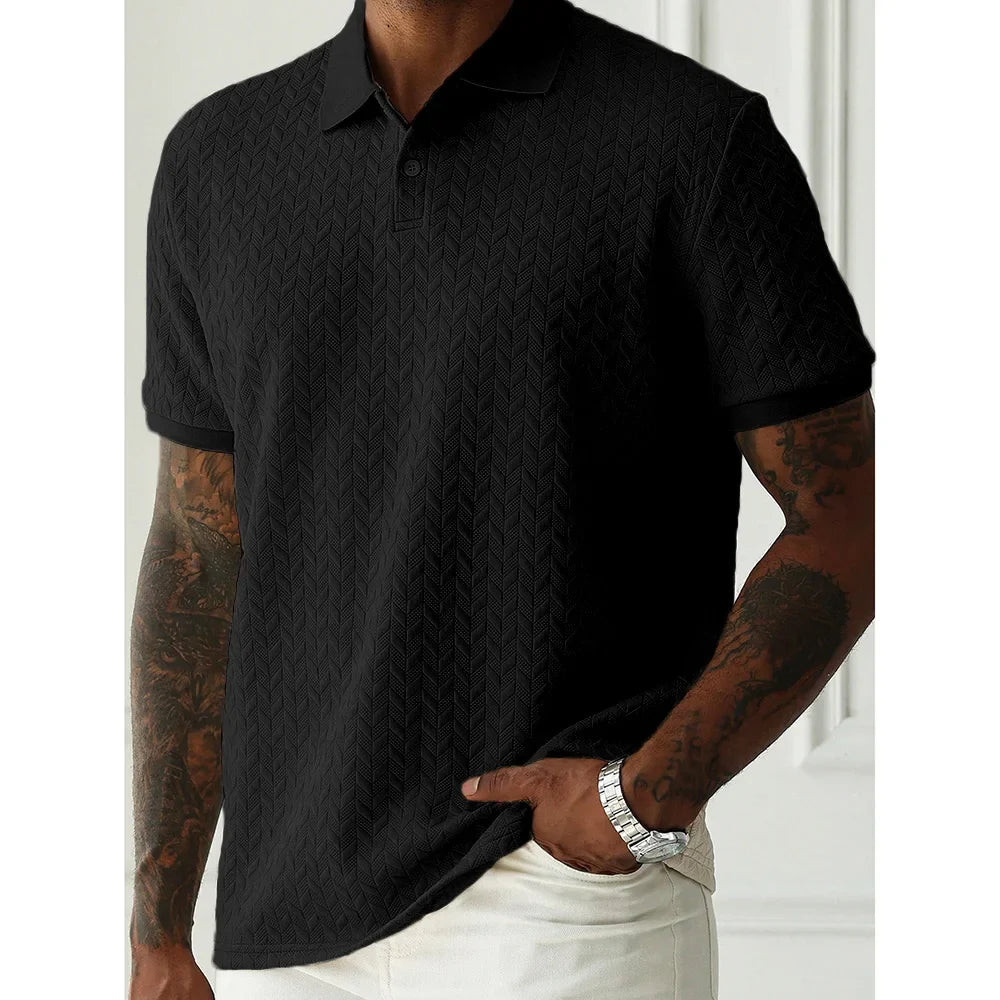 Spencer | Short-Sleeve Fashion Button-Up Shirt