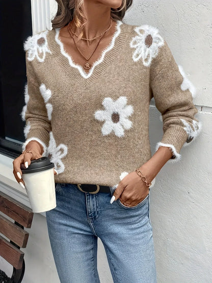 Vennice | Cozy Blossom Sweater