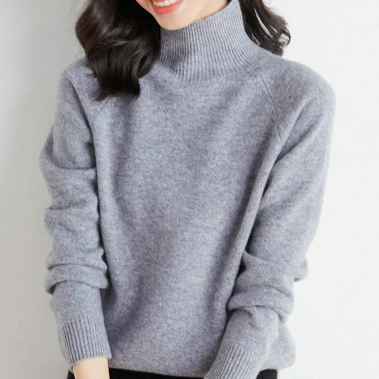Zoey | Classic Mock-Neck Sweater