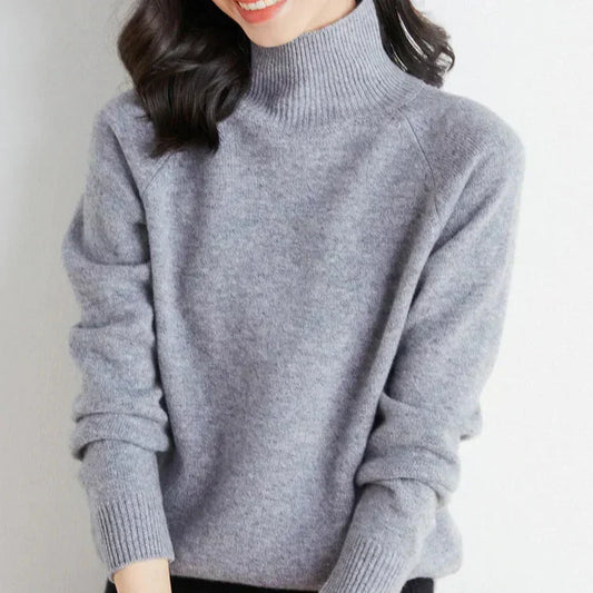 Zoey | Classic Mock-Neck Sweater