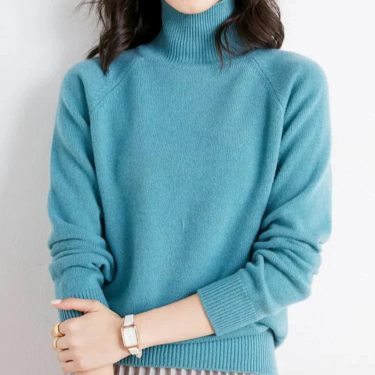 Zoey | Classic Mock-Neck Sweater