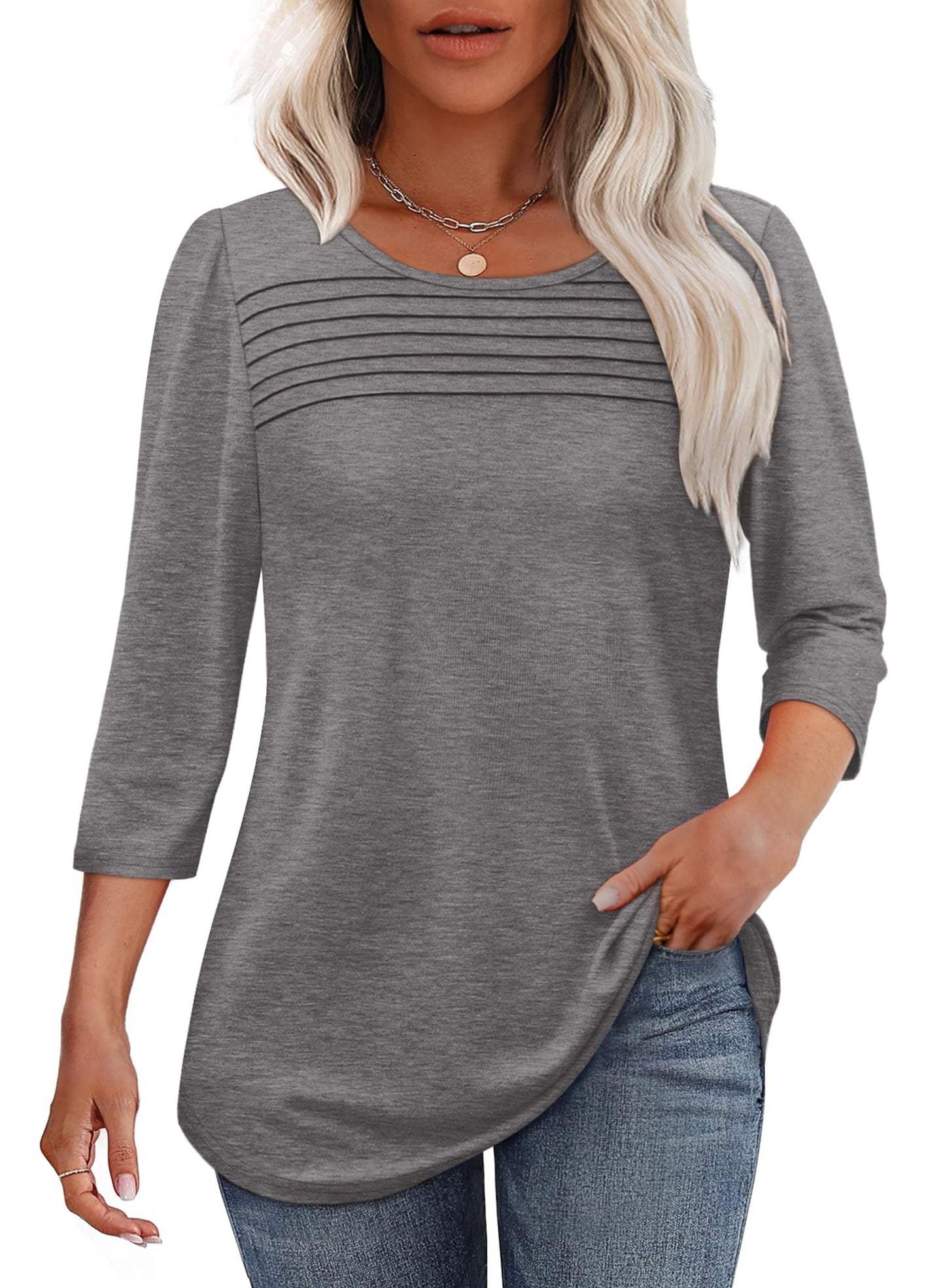 Annelie | Stylish Pleat Top