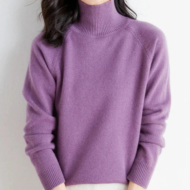 Zoey | Classic Mock-Neck Sweater