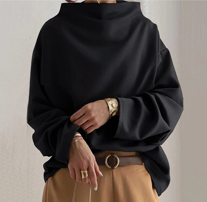 Aurea | Cozy Soft High Neck Top