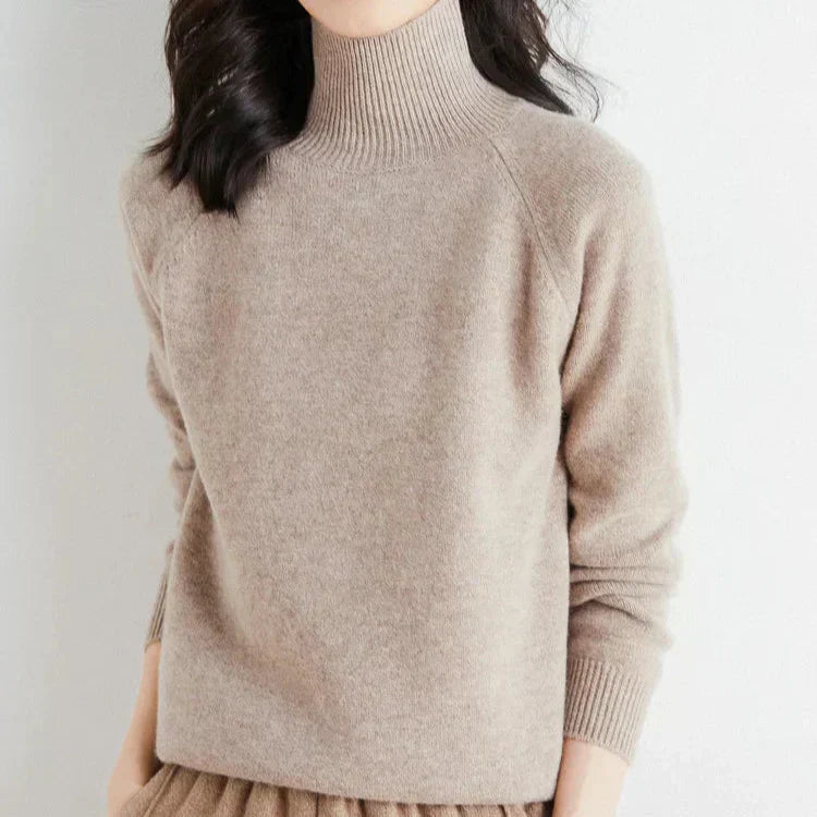 Zoey | Classic Mock-Neck Sweater
