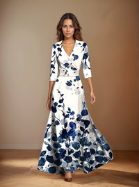 White/Dark Blue