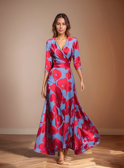 Rosalind | Flowing Floral Maxi Dress