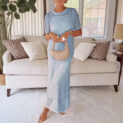 Rita | Casual Textured Maxi Dress