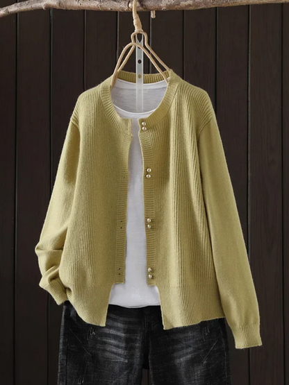 Camia | Round Neck Cardigan
