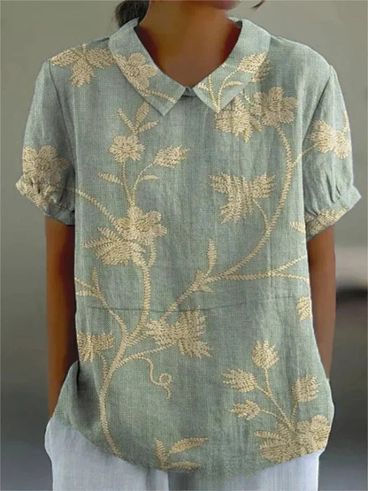 Inca | Artisan Floral Blouse