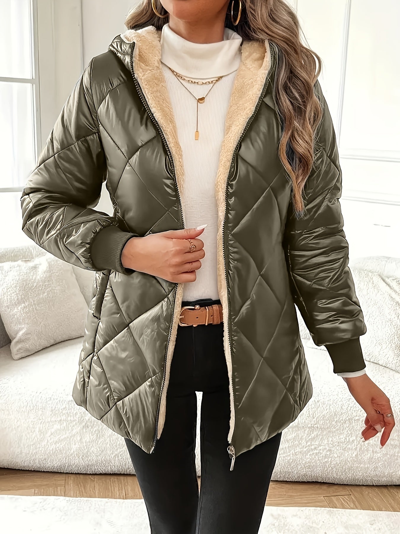 Isalyn | Diamond Quilted Jacket