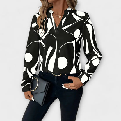 Zaylith | Elegant V-neck Blouse