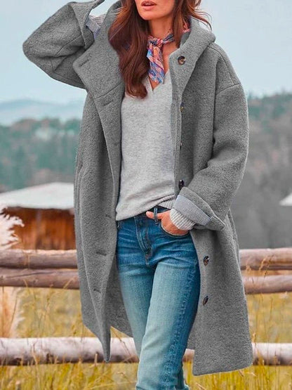 Rosenda | Hooded Textured Coat