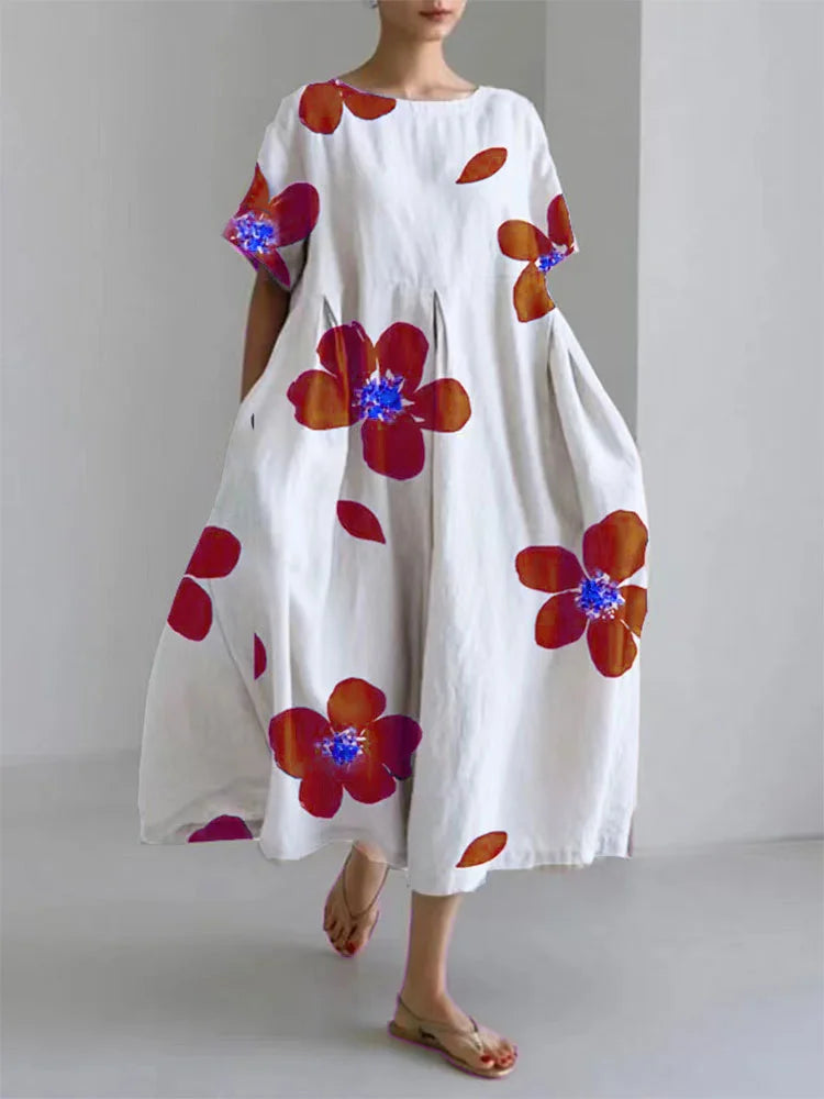 Catriona | Soft Comfort Floral Summer Dress