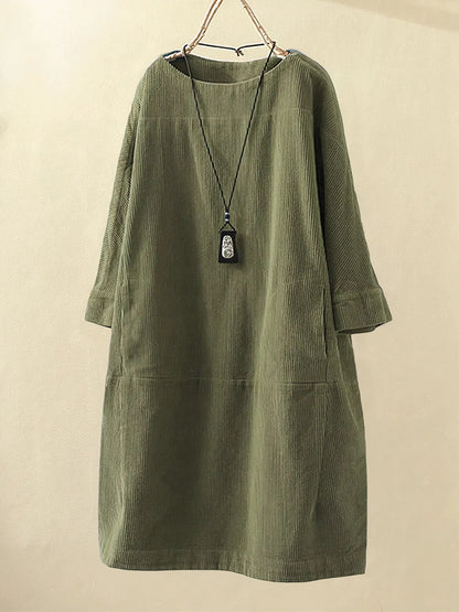 Sorenia | Wide-Cut Smock Dress