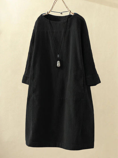 Sorenia | Wide-Cut Smock Dress
