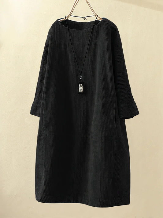 Sorenia | Wide-Cut Smock Dress