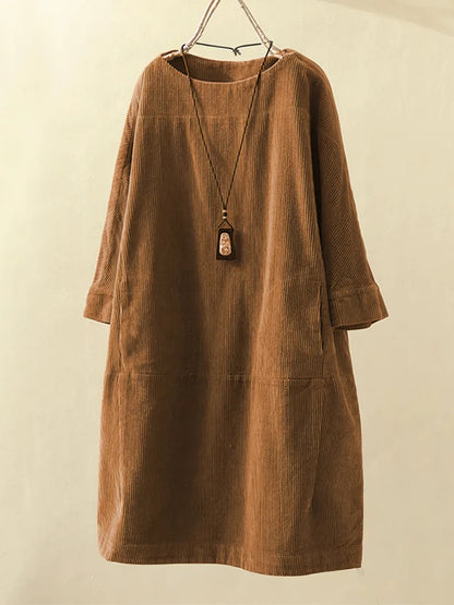 Sorenia | Wide-Cut Smock Dress