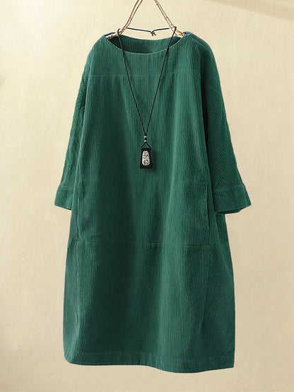 Sorenia | Wide-Cut Smock Dress