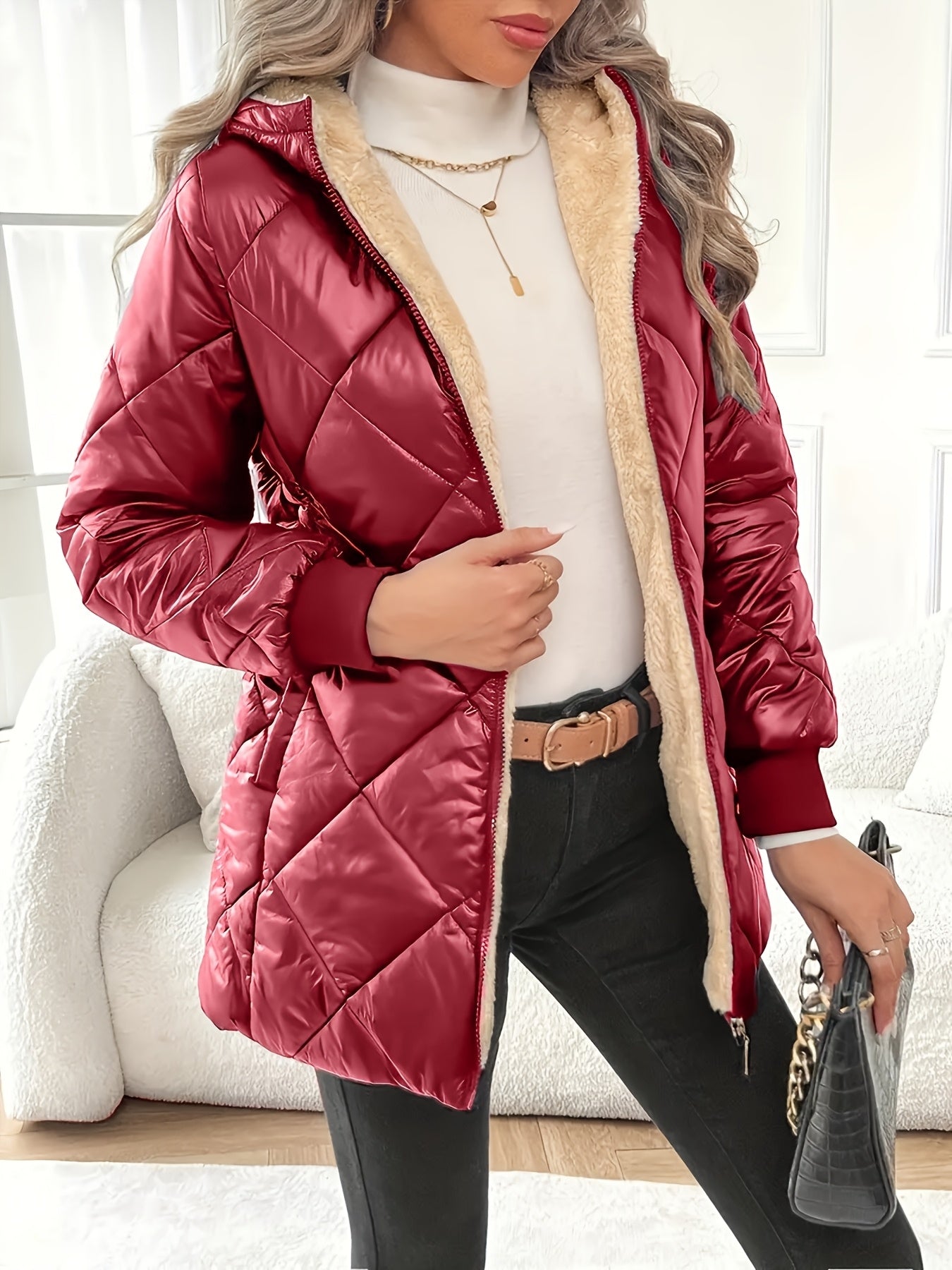 Isalyn | Diamond Quilted Jacket