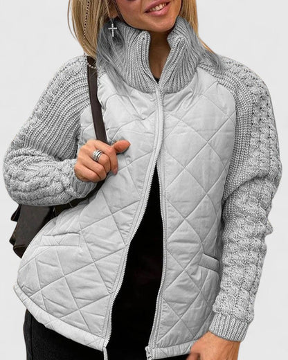 Nerisse | High-Neck Quilted Jacket