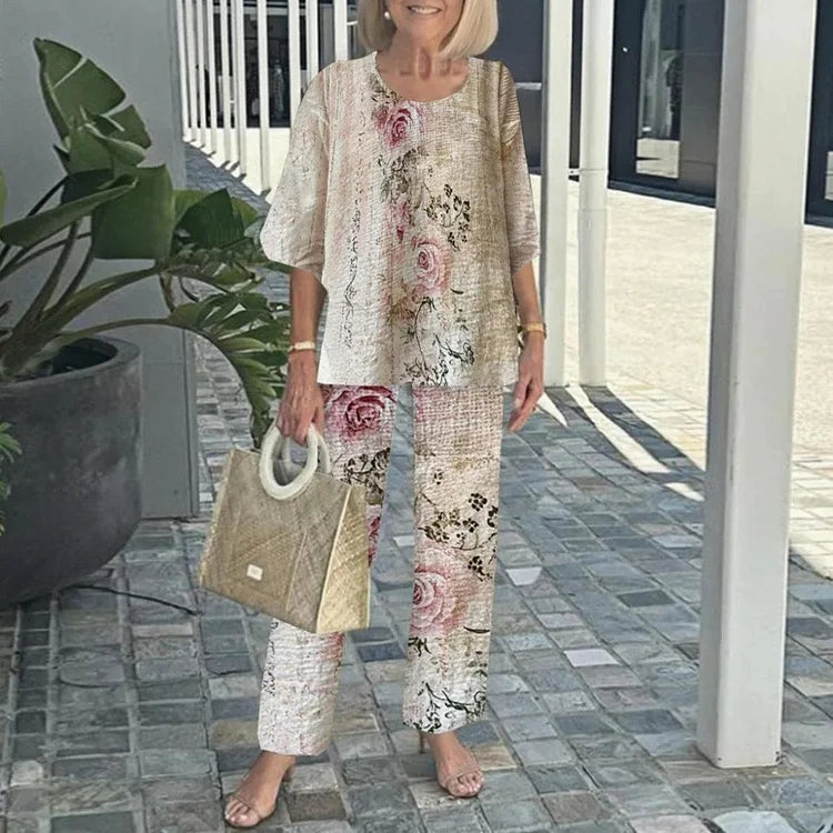 Jennie | Stylish Trendy Print Two-Piece Set