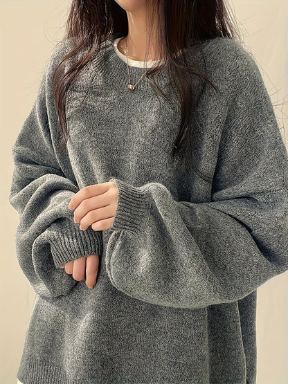 Aemie | Oversized Crewneck Sweater