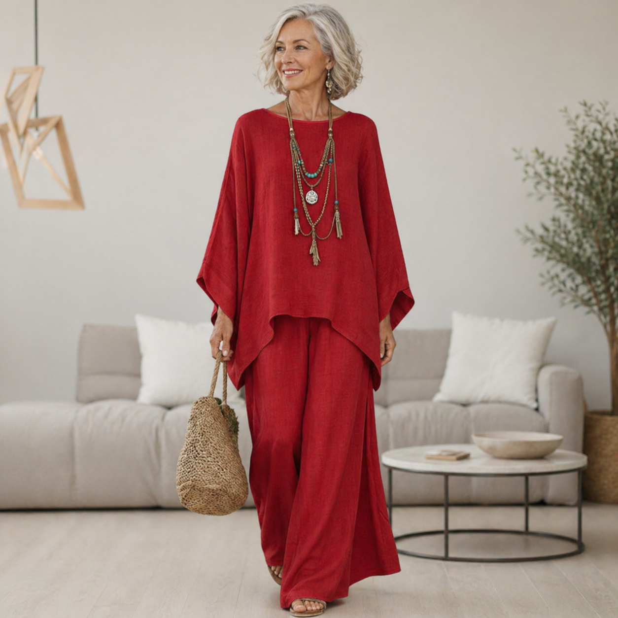 Donessa | Flowy Two-Piece Set