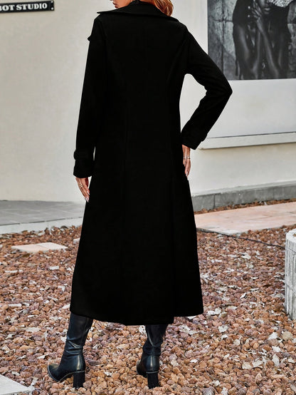 Thania | Elegant Longline Overcoat
