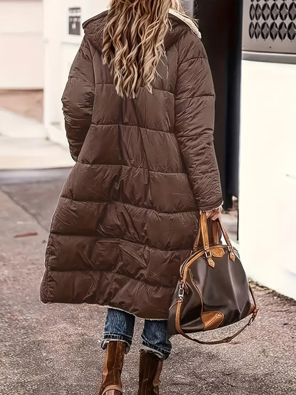 Ellena | Sleek Longline Winter Jacket