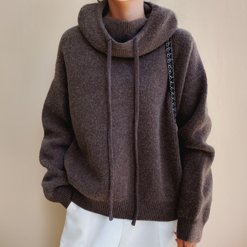 Zabrina | Comfy Cowl Neck Hoodie