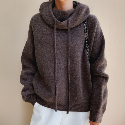 Zabrina | Comfy Cowl Neck Hoodie