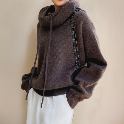 Zabrina | Comfy Cowl Neck Hoodie