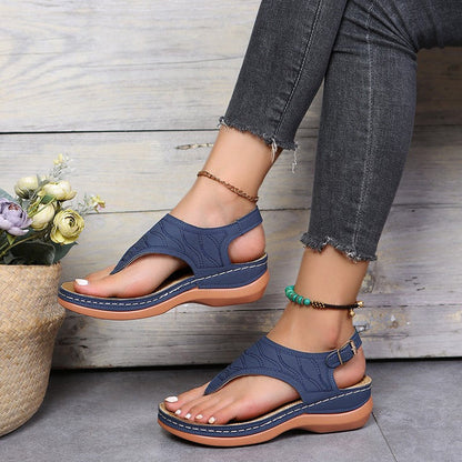 Novaria | Cushioned Wedge Sandals