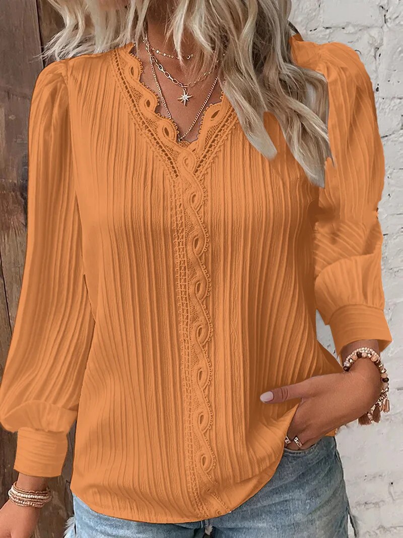 Serenza | Premium V-Neck Blouse