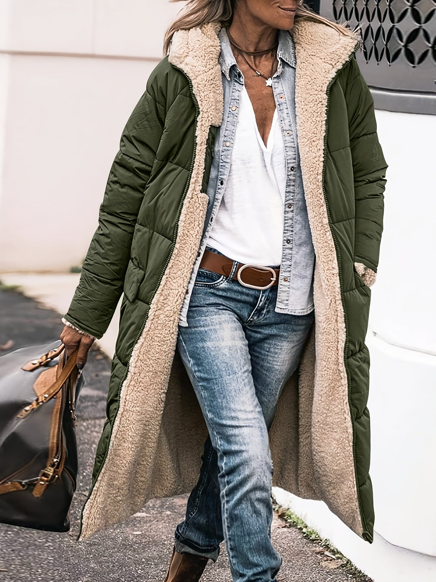 Ellena | Sleek Longline Winter Jacket